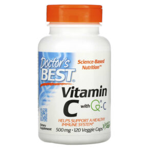 Thực phẩm chức năng Doctor's Best Vitamin C with Q-C 500 mg 120 Veggie Caps 753950002562