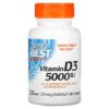 Thực phẩm chức năng Doctor's Best Vitamin D3 125 mcg (5.000 IU) 180 Softgels 753950002180