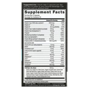 Thực phẩm bổ sung Dr. Axe / Ancient Nutrition Ancient Multi Men's 40+ 90 Capsules 816401023322