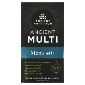 Thực phẩm chức năng Dr. Axe / Ancient Nutrition Ancient Multi Men's 40+ 90 Capsules 816401023322
