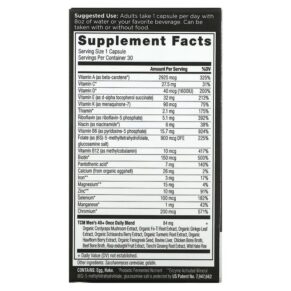 Dr. Axe / Ancient Nutrition Ancient Multi Men's 40+ Once Daily 30 Capsules 3 Thực phẩm bổ sung Dr. Axe / Ancient Nutrition Ancient Multi Men's 40+ Once Daily 30 Capsules 816401023704