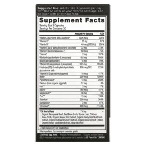 Thực phẩm bổ sung Dr. Axe / Ancient Nutrition Ancient Multi Men's 90 Capsules 816401023230