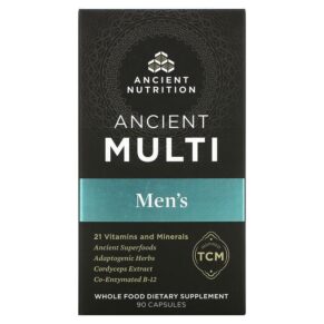 Thực phẩm chức năng Dr. Axe / Ancient Nutrition Ancient Multi Men's 90 Capsules 816401023230