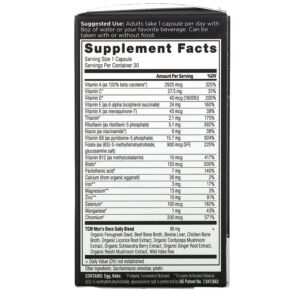 Thực phẩm bổ sung Dr. Axe / Ancient Nutrition Ancient Multi Men's One Daily 30 Capsules 816401023254