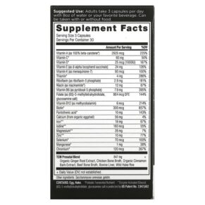 Dr. Axe / Ancient Nutrition Ancient Multi Prenatal 90 Capsules 3 Thực phẩm bổ sung Dr. Axe / Ancient Nutrition Ancient Multi Prenatal 90 Capsules 816401023346