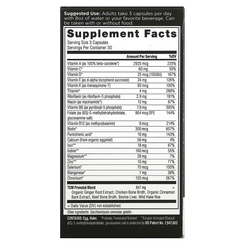 Dr. Axe / Ancient Nutrition Ancient Multi Prenatal 90 Capsules 2 Thực phẩm bổ sung Dr. Axe / Ancient Nutrition Ancient Multi Prenatal 90 Capsules 816401023346
