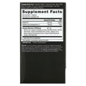 Thực phẩm bổ sung Dr. Axe / Ancient Nutrition Ancient Nutrients Vitamin D 60 Capsules 816401023278