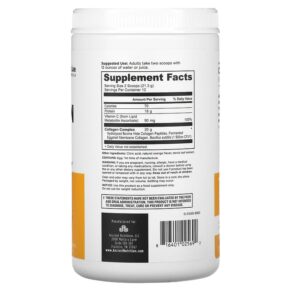 Thực phẩm bổ sung Dr. Axe / Ancient Nutrition Collagen Peptides Orange 9.02 oz (255.6 g) 816401025692