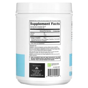 Thực phẩm bổ sung Dr. Axe / Ancient Nutrition Collagen Peptides Unflavored 19.8 oz (560 g) 816401025982