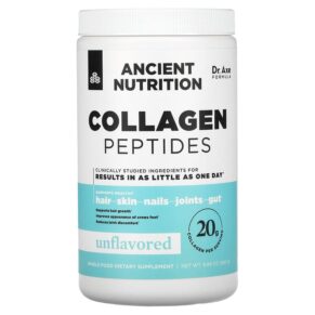 Thực phẩm chức năng Dr. Axe / Ancient Nutrition Collagen Peptides Unflavored 9.88 oz (280 g) 816401025678