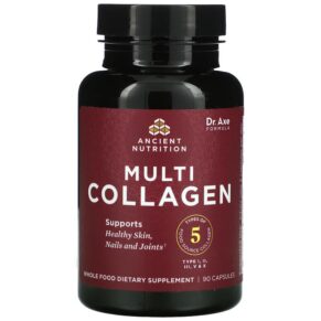 Thực phẩm chức năng Dr. Axe / Ancient Nutrition Multi Collagen 90 Capsules 858109006214