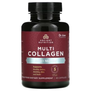 Thực phẩm chức năng Dr. Axe / Ancient Nutrition Multi Collagen Joint + Mobility 45 Capsules 816401025159