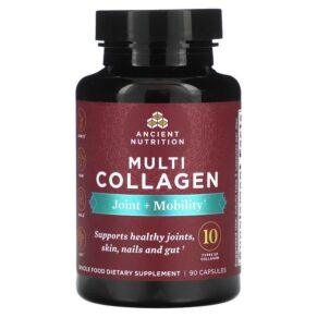 Thực phẩm chức năng Dr. Axe / Ancient Nutrition Multi Collagen Joint + Mobility 90 Capsules 816401025166