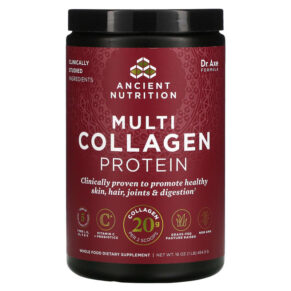 Thực phẩm chức năng Dr. Axe / Ancient Nutrition Multi Collagen Protein 1 lb (454.5 g) 858109006115