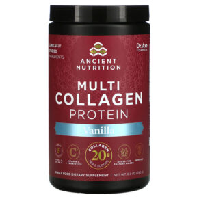 Thực phẩm chức năng Dr. Axe / Ancient Nutrition Multi Collagen Protein Vanilla 8.9 oz (252 g) 816401022165