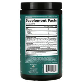 Thực phẩm bổ sung Dr. Axe / Ancient Nutrition Organic Super Greens 7.05 oz (200 g) 816401025616