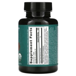 Thực phẩm bổ sung Dr. Axe / Ancient Nutrition Reishi Stress and Immune Support 30 Tablets 816401025500