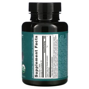Thực phẩm bổ sung Dr. Axe / Ancient Nutrition Turkey Tail Immune System Balance 30 Tablets 816401025517