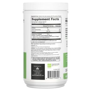 Thực phẩm bổ sung Dr. Axe / Ancient Nutrition Vegetarian Collagen Peptides Naturally Flavored 9.9 oz (280 g) 816401026026