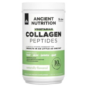 Thực phẩm chức năng Dr. Axe / Ancient Nutrition Vegetarian Collagen Peptides Naturally Flavored 9.9 oz (280 g) 816401026026