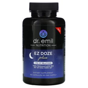 Thực phẩm chức năng Dr. Emil Nutrition EZ DOZE Plus Melatonin 60 Capsules 850002956511