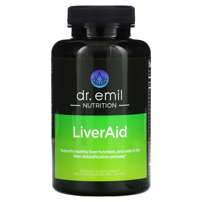 Dr. Emil Nutrition LiverAid 60 Capsules 8 Thực phẩm chức năng Dr. Emil Nutrition LiverAid 60 Capsules 850002956597