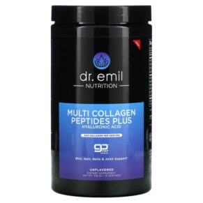 Thực phẩm chức năng Dr. Emil Nutrition Multi Collagen Peptides Plus Hyaluronic Acid Powder Unflavored 316.5 g 850002956542