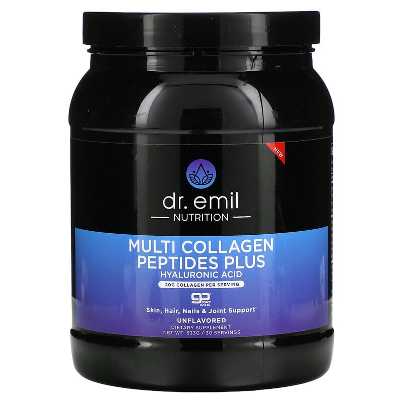 Dr. Emil Nutrition Multi Collagen Peptides Plus Unflavored 663 g 8 Thực phẩm chức năng Dr. Emil Nutrition Multi Collagen Peptides Plus Unflavored 663 g 850002956535