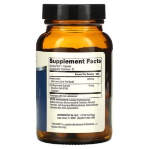 Thực phẩm bổ sung Dr. Mercola Berberine and MicroPQQ Advanced 30 Capsules 813006018463