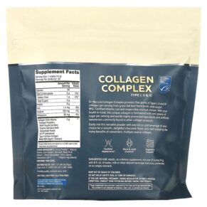 Thực phẩm bổ sung Dr. Mercola Collagen Complex Type l ll & lll Chocolate 5 g 14.81 oz (420 g) 810094210144