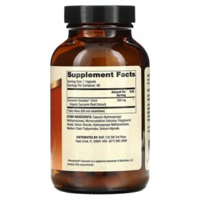 Thực phẩm bổ sung Dr. Mercola Curcumin Advanced 90 Capsules 813006016810