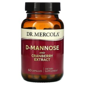 Thực phẩm chức năng Dr. Mercola D-Mannose and Cranberry Extract 60 Capsules 813006010528