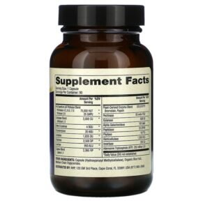 Thực phẩm bổ sung Dr. Mercola Enzymes Full Spectrum 90 Capsules 810487030908