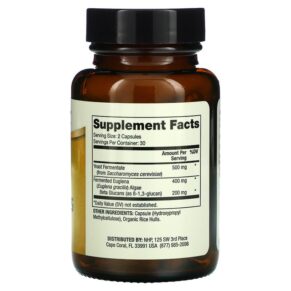Thực phẩm bổ sung Dr. Mercola Fermented Beta Glucans 60 Capsules 810487031547