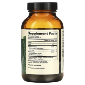 Thực phẩm bổ sung Dr. Mercola Fermented Chlorella with Chlorophyll 450 Tablets 813006015851