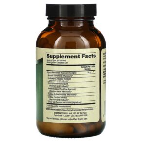 Thực phẩm bổ sung Dr. Mercola Fermented Mushroom Complex 90 Capsules 813006014588
