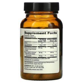 Thực phẩm bổ sung Dr. Mercola Fermented Turmeric 60 Capsules 810487032360