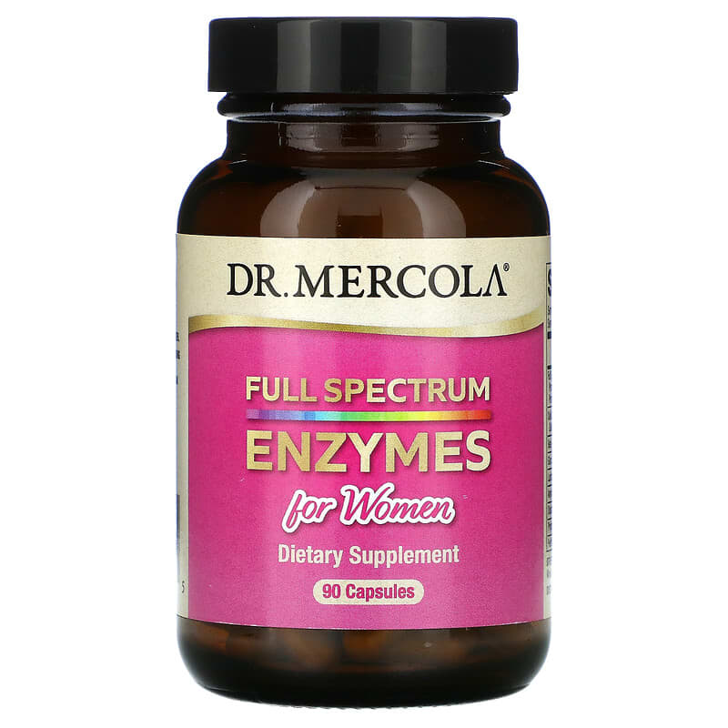 Dr. Mercola Full Spectrum Enzymes for Women 90 Capsules 8 Thực phẩm chức năng Dr. Mercola Full Spectrum Enzymes for Women 90 Capsules 810487030915