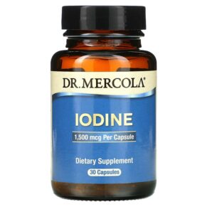 Thực phẩm chức năng Dr. Mercola Iodine 1.500 mcg 30 Capsules 813006016148
