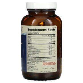 Thực phẩm bổ sung Dr. Mercola Keto Krill with Choline & Serine Phospholipids 180 Capsules 810487031981