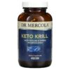 Thực phẩm chức năng Dr. Mercola Keto Krill with Choline & Serine Phospholipids 180 Capsules 810487031981