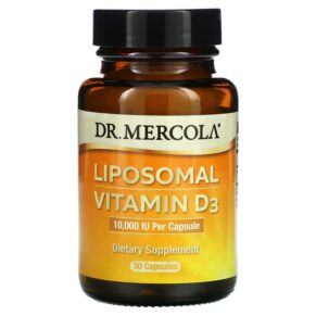Thực phẩm chức năng Dr. Mercola Liposomal Vitamin D3 10.000 IU 30 Capsules 810487031486