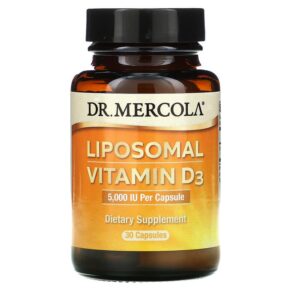 Thực phẩm chức năng Dr. Mercola Liposomal Vitamin D3 5.000 IU 30 Capsules 813006016995