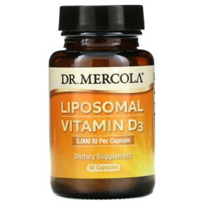 Thực phẩm chức năng Dr. Mercola Liposomal Vitamin D3 5.000 IU 90 Capsules 810487032001