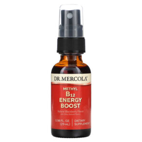 Thực phẩm chức năng Dr. Mercola Methyl B12 Energy Booster Natural Blackberry 0.98 fl oz (29 ml) 813006010443