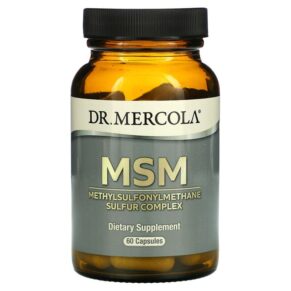 Thực phẩm chức năng Dr. Mercola MSM Methylsulfonylmethane Sulfur Complex 60 Capsules 813006015004