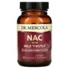 Thực phẩm chức năng Dr. Mercola NAC with Milk Thistle 500 mg 60 Capsules 813006017398