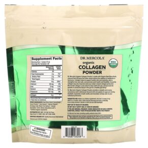 Thực phẩm bổ sung Dr. Mercola Organic Collagen Powder Chocolate 14.81 oz (420 g) 810487032483