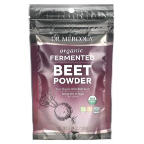 Thực phẩm chức năng Dr. Mercola Organic Fermented Beet Powder 5.29 oz (150 g) 813006018401