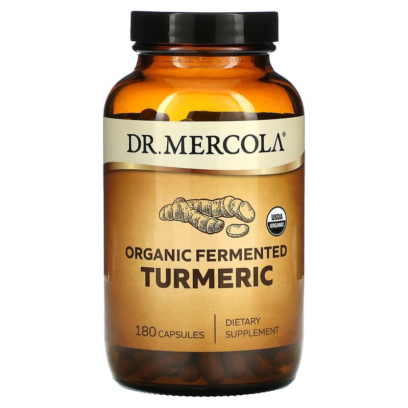 Dr. Mercola Organic Fermented Turmeric 180 Capsules 8 Thực phẩm chức năng Dr. Mercola Organic Fermented Turmeric 180 Capsules 810487032377